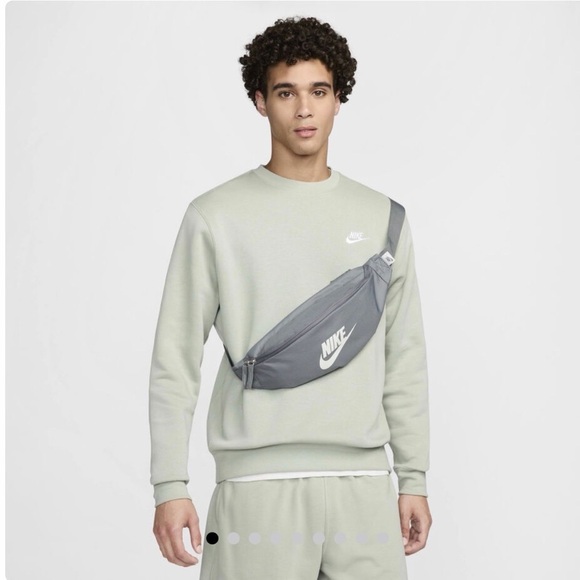 Nike Handbags - Nike Gray Minimalist Belt Bag Crossbody Fanny Pack Sporty Athleisure Workout